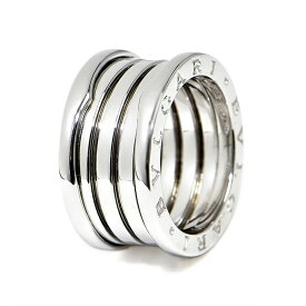 [返品OK] ブルガリ ビー・ゼロワンリング 4バンド #54 13号 323557 K18WG B.Zero1 ビーゼロワンリング ホワイトゴールド 地金12.9g 【中古】【送料無料】