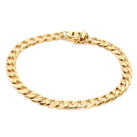 [返品OK] マイアミキューバンチェーンブレスレット K18YG 19.7cm マイアミキューバンブレスレット 金無垢 イエローゴールド 地金19.4g 【中古】【送料無料】