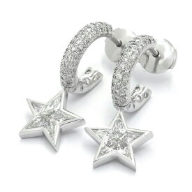 [返品OK] シャネル コメットコレクションイヤリング K18WG ダイヤモンド コメットコレクションピアス ホワイトゴールド 地金約8.5g 【中古】【送料無料】