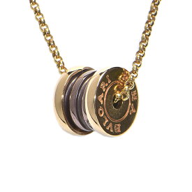 [返品OK] ブルガリ ビー・ゼロワンネックレス ミニ 358379 K18PG CE ブラウンセラミック B.Zero1 B-Zero1 ピンクゴールド 地金約6.4g 【中古】【送料無料】