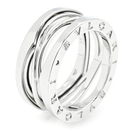 [返品OK] ブルガリ ビー・ゼロワン レジェンドリング #54 13号 K18WG B.Zero1 ビーゼロワンリング ホワイトゴールド 地金10.0g 【中古】【送料無料】