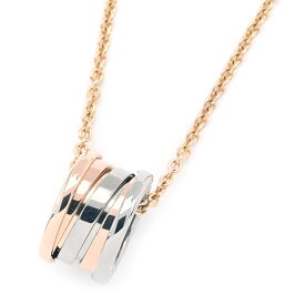 [返品OK] ブルガリ ビー・ゼロワン パーフェクトミステイク ネックレス K18PG K18WG B.zero1 ビーゼロワン ピンクゴールド 地金13.8g 【中古】【送料無料】