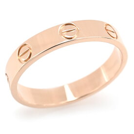 [返品OK] カルティエ ラブリング スモールモデル B4085200 #55 14.5号 K18PG ミニラブリング ミニLOVEリング ピンクゴールド 地金3.3g 【中古】【送料無料】