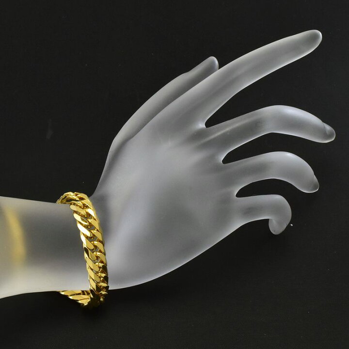 楽天市場】[返品OK] 喜平ブレスレット 6面ダブル 内周18.8cm 全長20.5 