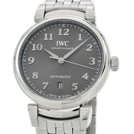 [3年保証/返品OK] IWC メンズ ダヴィンチ オートマティック IW356602 カレンダー デイト ダビンチ グレー 灰色 自動巻き 腕時計【中古】【送料無料】