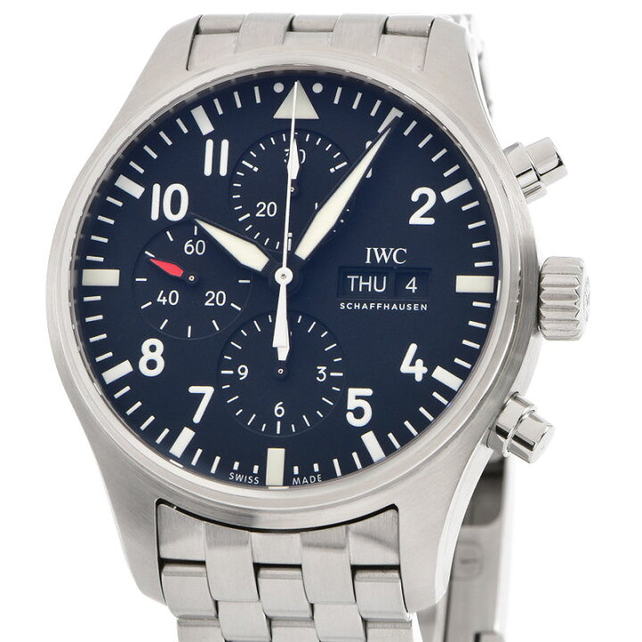 楽天市場】[3年保証/返品OK] IWC メンズ パイロットウォッチ クロノ 