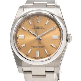 [3年保証/返品OK] ロレックス メンズ オイスターパーペチュアル 116000 ランダム番 箱保 ホワイトグレープ文字盤 自動巻き 腕時計【中古】【送料無料】