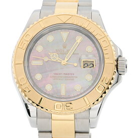 [3年保証/返品OK] ロレックス メンズ ヨットマスター 16623NC D番 K18YG/SS コンビ カレンダー ブラックシェル 自動巻き 腕時計【中古】【送料無料】