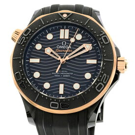 [3年保証/返品OK] オメガ メンズ シーマスター ダイバー 300M 210.62.44.20.01.001 箱保 裏スケ デイト ブラック 自動巻き 腕時計【中古】【送料無料】