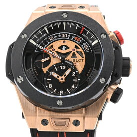 [返品OK] ウブロ メンズ ビッグバン ウニコ レトログラード クロノグラフ 413.OM.1128.RX 18Kキングゴールド 黒 自動巻き 腕時計【中古】【送料無料】