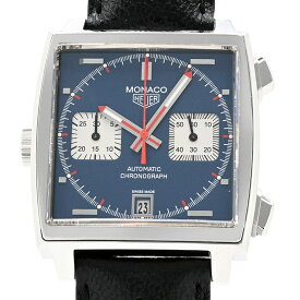 [3年保証/返品OK] タグホイヤー メンズ モナコ 40周年記念復刻モデル 限定 CAW211A.EB0026 CAW211A クロノグラフ 自動巻き 腕時計【中古】【送料無料】