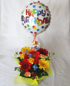 【バルーンフラワー】 birthday2　あす楽対応　【誕生日　花】【誕生日の花】