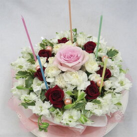 フラワーケーキ/ホワイトケーキ 【結婚祝い】【誕生日】【御祝い】【ケーキフラワー】【送料無料！】
