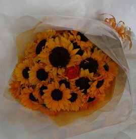 ヒマワリブーケ50本　【ひまわり】【誕生日　花】’