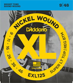 D'Addario ダダリオ / Nickel Wound ニッケルワウンド EXL125（エレキギター弦）【smtb-tk】