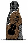 ◎ 【プレゼントに】 BAM・バム / BFIC-0050 バイオリン用シルクバッグ シングルレイヤー