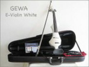 ◎【 送料無料！】ドイツ製！GEWA ゲヴァ WHITE・4/4サイズ エレクトリック・バイオリンSet 【smtb-tk】