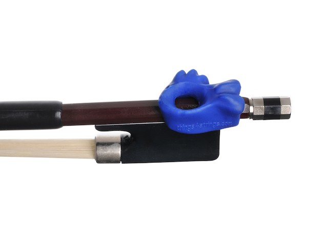バイオリン ビオラ用 弓持ち方矯正器具です clcsvncc made in U.S.A 本日限定 Hold Strings HF-BB 4 Things バイオリンボーイング練習器具 日本産 Fish smtb-tk ブライトブルー