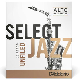 D'Addario Woodwinds ダダリオ Select Jazz セレクトジャズ / アルトサックス用リード 10枚入り アンファイルド【smtb-tk】