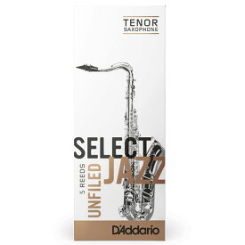 D'Addario Woodwinds ダダリオ Select Jazz セレクトジャズ / テナーサックス用リード 10枚入り アンファイルド【smtb-tk】