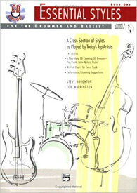 ESSENCIAL STYLES FOR DRUMMER & BASSIST 1 / エッセンシャル・スタイル・フォー・ドラマー＆べーシスト1 (Steve Houghton & Tom Warrington著) / ドラム＆ベース音源付き教本 CD付き パーカッション・ドラム輸入教則本