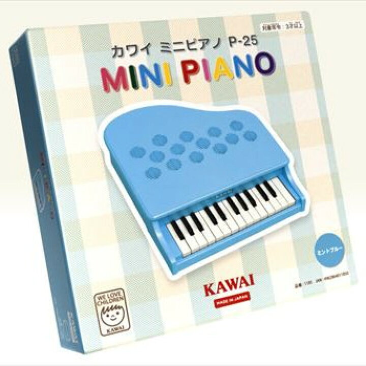 楽天市場 お子様のプレゼントにオススメ Kawai カワイ Kawai P25 1185 ミニピアノ ミントブルー キッズ おもちゃ Smtb Tk Bloomz 楽器 Web Shop