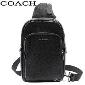 コーチ COACH バッグ メンズ ボディバッグ 斜めがけ ワンショルダー 本革 ブラック アウトレット CQ669 ブランド 送料無料