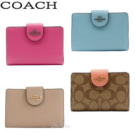 コーチ COACH 財布 レディース 二つ折り財布 本革 アウトレット 6390 C0082 コーチBOXでギフト選択OK ブランド 送料無料