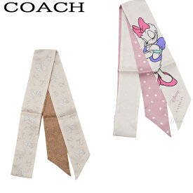 コーチ COACH スカーフ ディズニー デイジーダッグ 101匹ワンちゃん レディース スカーフ シルク100% アウトレット 6100 78705 コーチBOXでギフト選択OK ブランド 送料無料