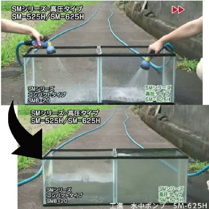 楽天市場 工進 Koshin 水中ポンプ 清水用 電動 100v Sm 625h 60hz 最大吐出量50l 分 全揚程15m ポンディ ボクらの農業ec楽天市場店