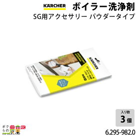ケルヒャー ボイラー洗浄剤パウダータイプ 3包入 SG用 アクセサリー 6.295-982.0 KAERCHER【EASY!Lock 非対応】