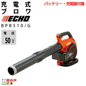 エコー ブロワ BPB510/G 50V 充電式 コードレス 手持ち ブロアー やまびこ バッテリー 充電器付属