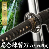 【楽天ランキング1位】居合刀 居合練習刀 DX のたれ刃紋 黒石目 居合刀 模擬刀 美術刀 日本刀 名刀 刀 美…