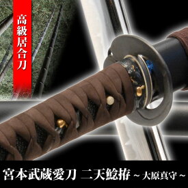 居合刀 宮本武蔵愛用 二天鯰拵 大原真守 模造刀 模擬刀 美術刀 日本刀 名刀 刀 美術刀剣 刀剣 演劇 舞台 演者 コスプレ 鑑賞用 端午の節句 こどもの日 工芸品 日本製 国産 高級 コレクション インテリア イベント ZS-254