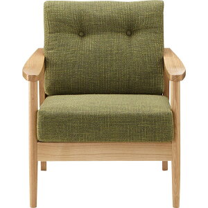 ソファ ソファー 1人掛け アームチェア ファブリック 布地 木肘 肘掛け 天然木 北欧 レトロ カフェ 1人用 RTO-911BR RTO-911GRBL RTO-911GY