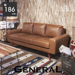 ソファ 3人掛け ビンテージソファー レザーソファ ソファ sofa ソフトレザー レザー 合成皮革 リビング ヴィンテージ アンティーク デザイン GS-78LBR