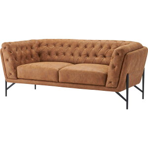 ソファ ソファー 3人掛け 3人用 おしゃれ キャメル グレー 黒 ブラック 木製 アームレスト 肘付き 肘掛け 背もたれ アンティーク レトロ モダン ヴィンテージ 高級感 クロスステッチ レザー調