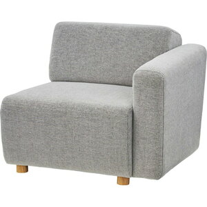 ソファ 片肘ソファ(向かって右肘) 幅80cm 1人掛け ソファー 椅子 ファブリック 贅沢 座り心地 ゆったり キューブ SS-118GYD SS-118NVD