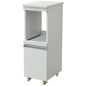 すきま収納 幅30 キャスター付き 隙間収納 ロータイプ キッチン キッチンボード 家電ラック 炊飯器 棚 新生活 ラック 収納 FKC-0004