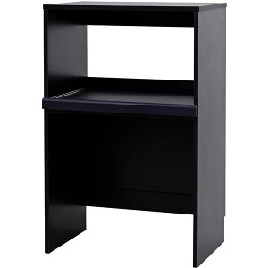 ゴミ箱上収納 レンジラック ゴミ箱 レンジ台 幅60 .5 キッチンラック コンセント レンジ下 トレー ごみ箱収納 ラック ロータイプ ブラック ブラウン ホワイト ジェイケイプラン FKC-0009