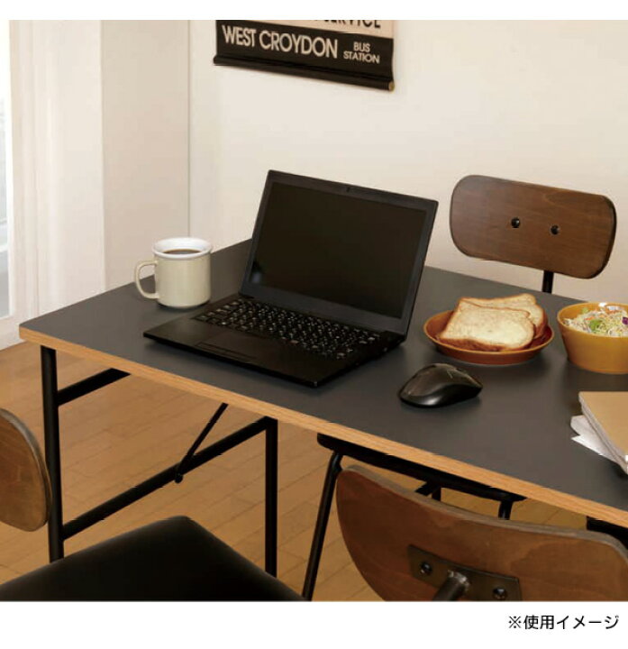 楽天市場 ダイニングテーブル 幅1 奥行60 高さ72cm ワークテーブル Pcデスク パソコンデスク 作業台 テレワーク ホームワーク メラミン天板 シンプル スタジオ Stu T1 Interior インテリオール