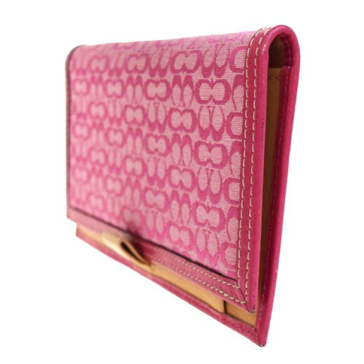 楽天市場】【中古】 外美品 コーチ COACH ミニシグネチャー 手帳カバー 