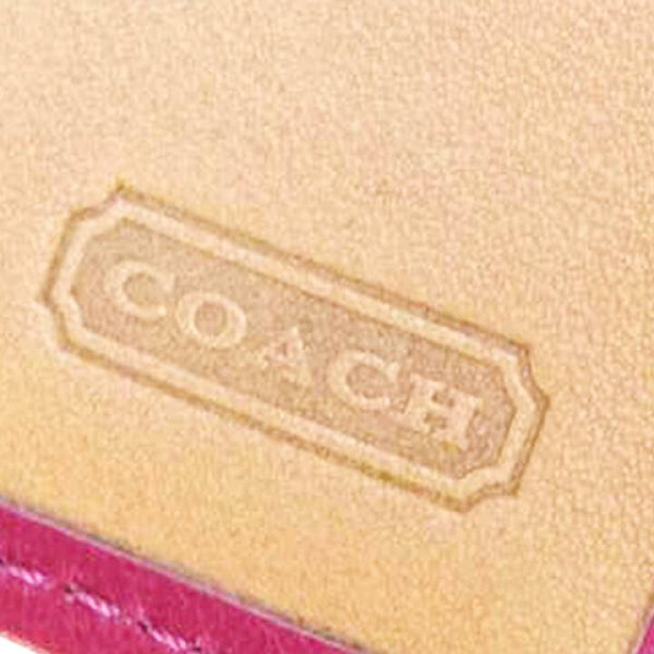 楽天市場】【中古】 外美品 コーチ COACH ミニシグネチャー 手帳カバー 