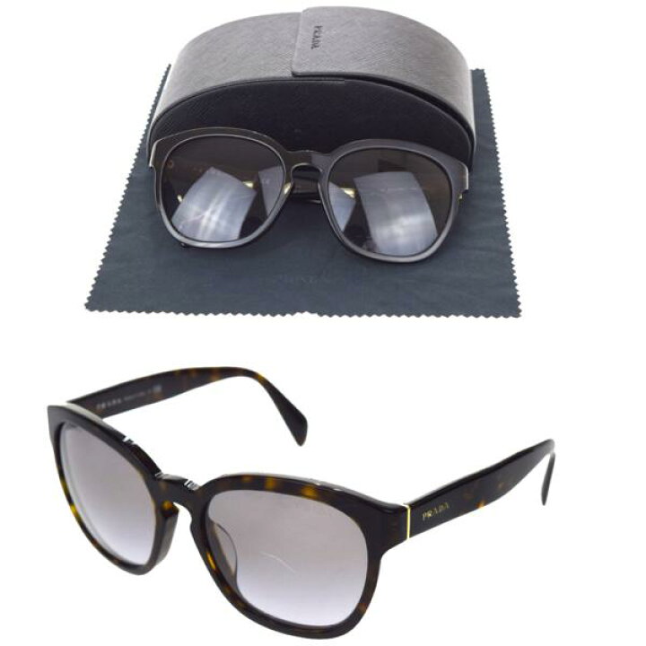 楽天市場】【中古】 プラダ PRADA サングラス ブラウン ブラック 