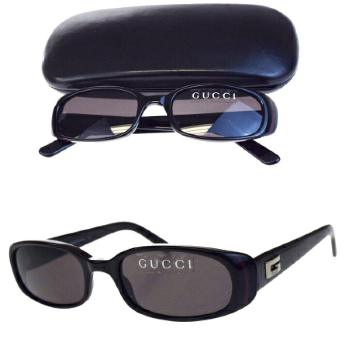 楽天市場】【中古】 グッチ GUCCI シェリー サングラス ブラック 