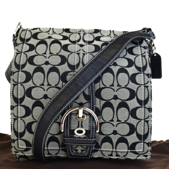 楽天市場】【中古】 中美品 コーチ COACH シグネチャー ショルダー 