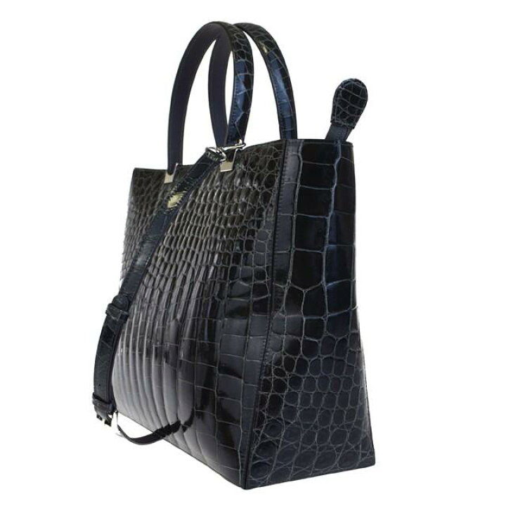 楽天市場】【中古】 未使用 クロコダイル トートバッグ WATA-ICHI 