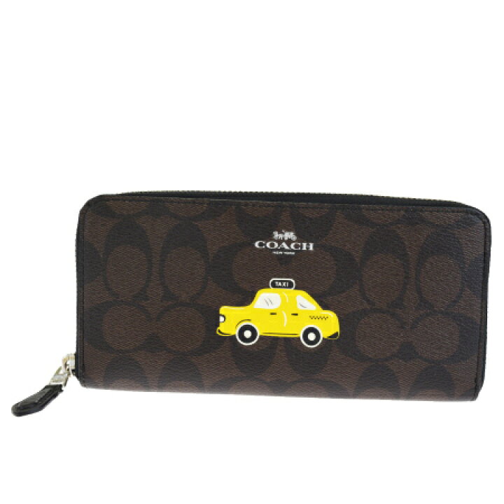 楽天市場】【中古】 未使用 コーチ COACH シグネチャー ラウンド 