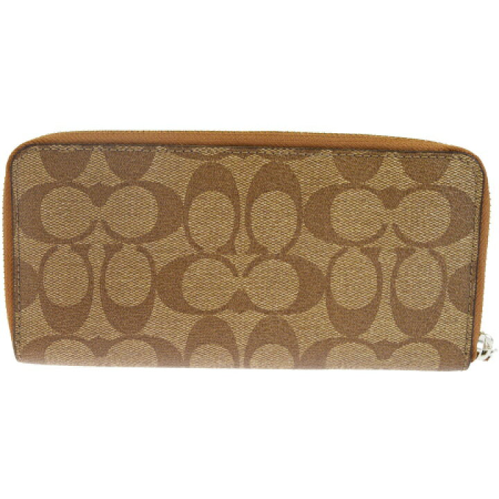 楽天市場】【中古】 未使用 コーチ COACH シグネチャー ラウンド 