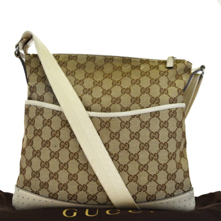 楽天市場】【中古】 グッチ GUCCI 斜め掛け ショルダーバッグ GG柄 